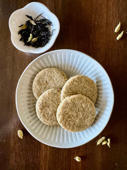 Chai Shortbread Cookies - 10pcs